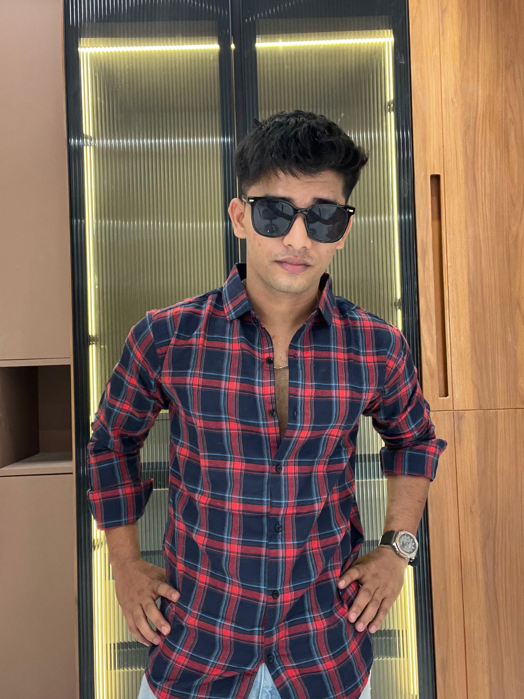 Men’s Checks Casual Shirt