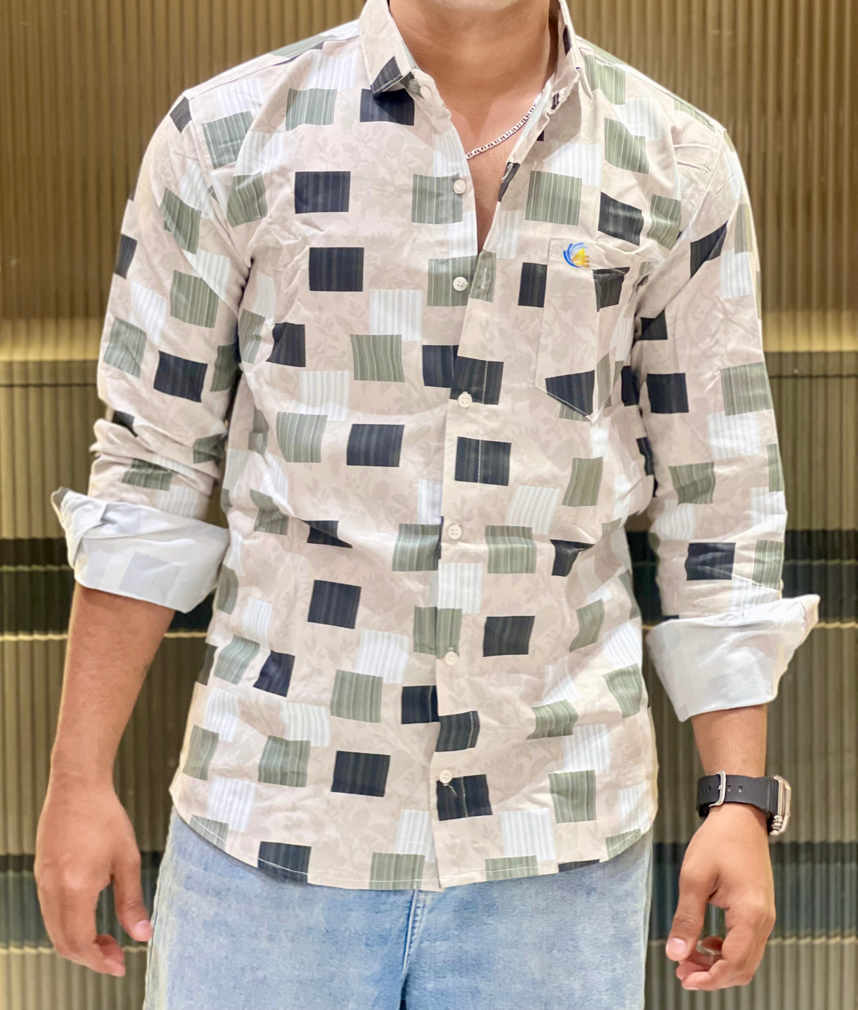 Men’s Printed Casual Shirt