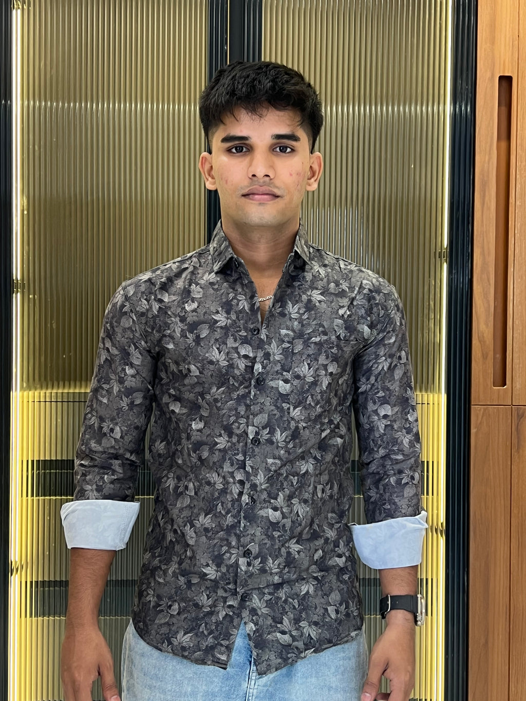 Men’s Printed Casual Shirt