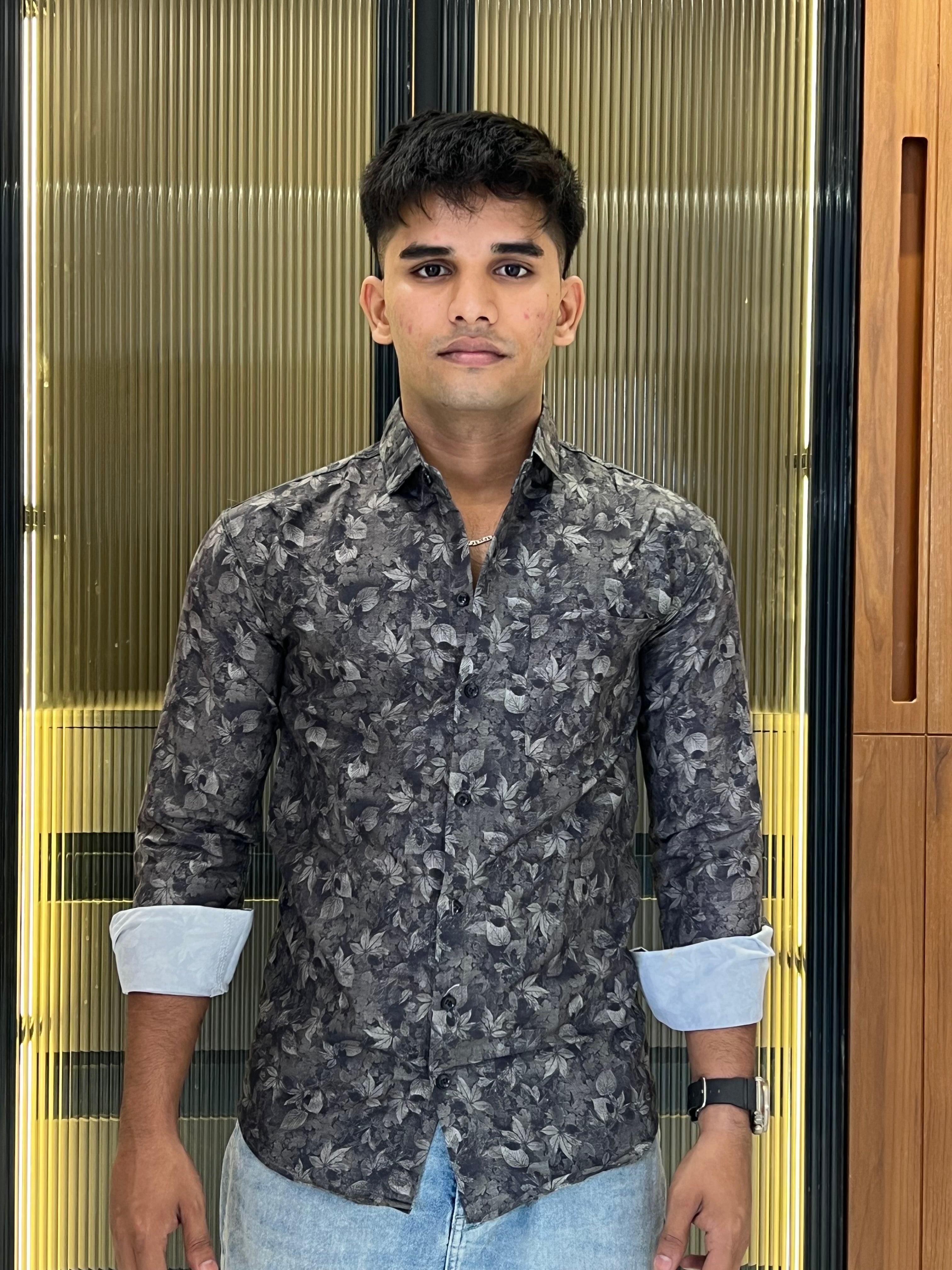 Men’s Printed Casual Shirt