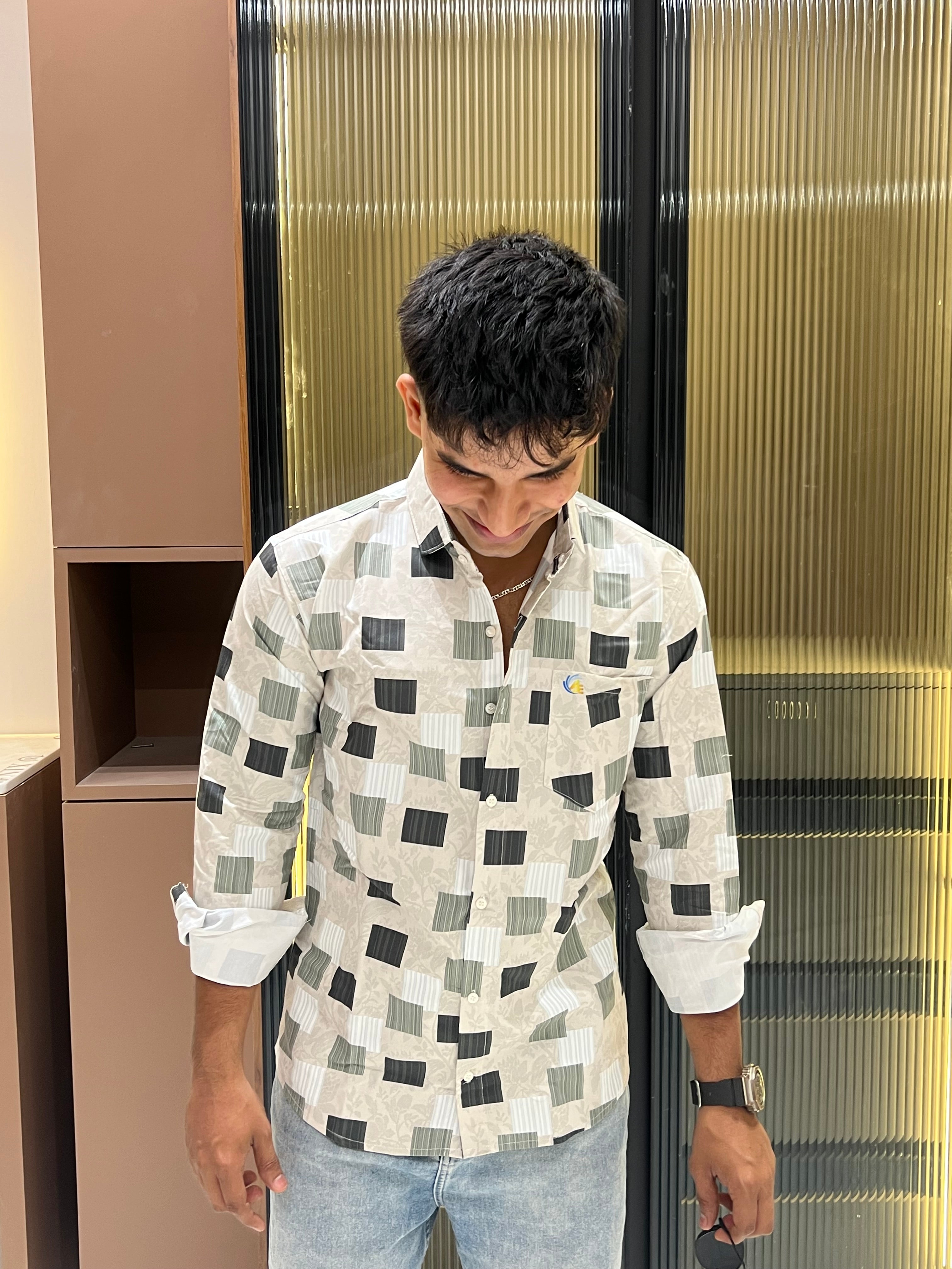 Men’s Printed Casual Shirt