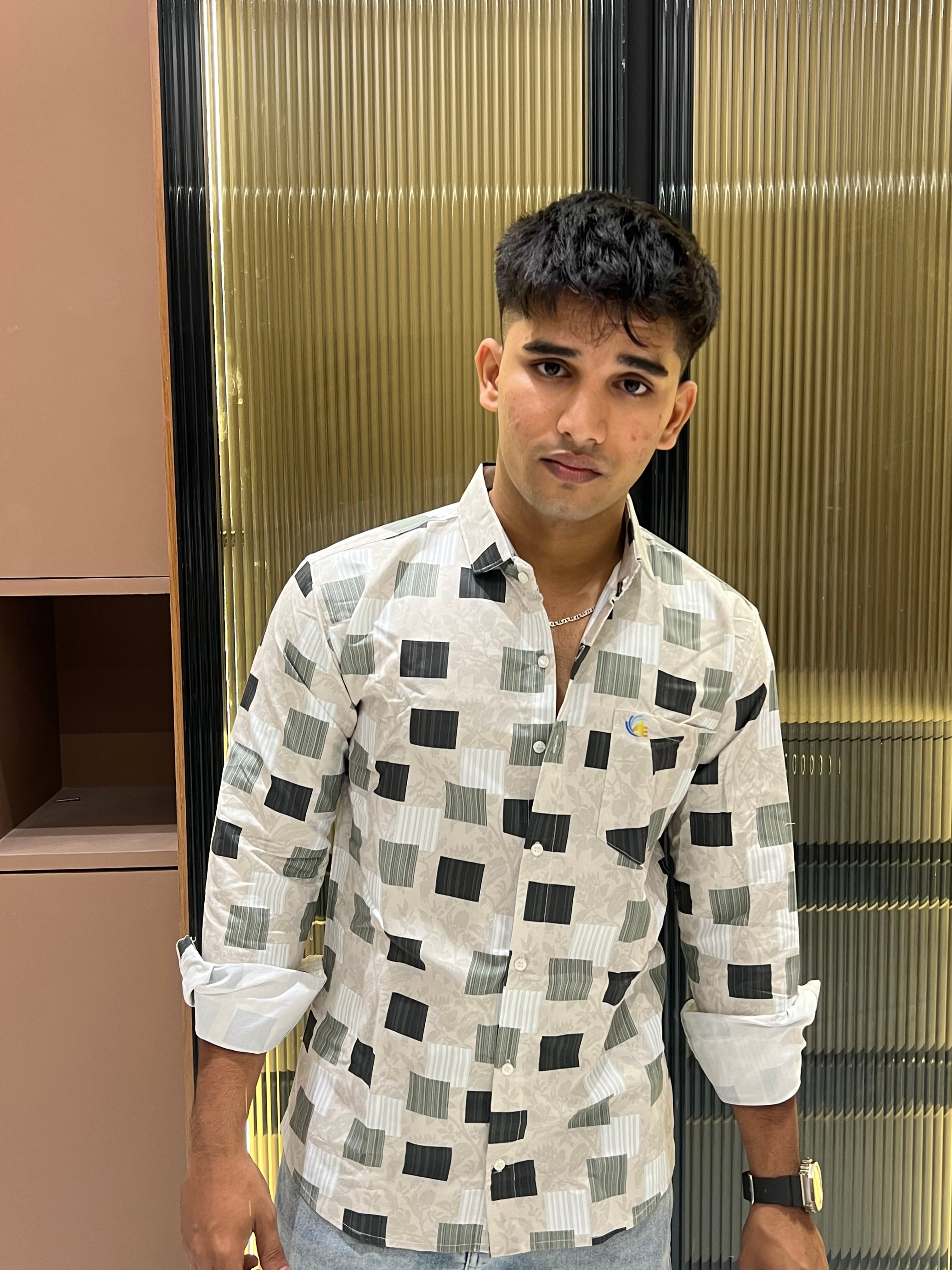 Men’s Printed Casual Shirt